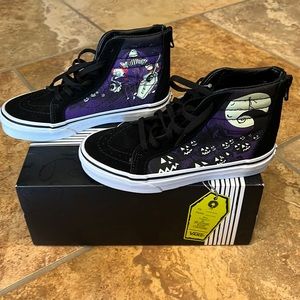 Vans Nightmare Before Christmas Hi-Zip Kids Size 1 NIB NWT